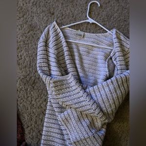White Stag oversized purple striped sweater